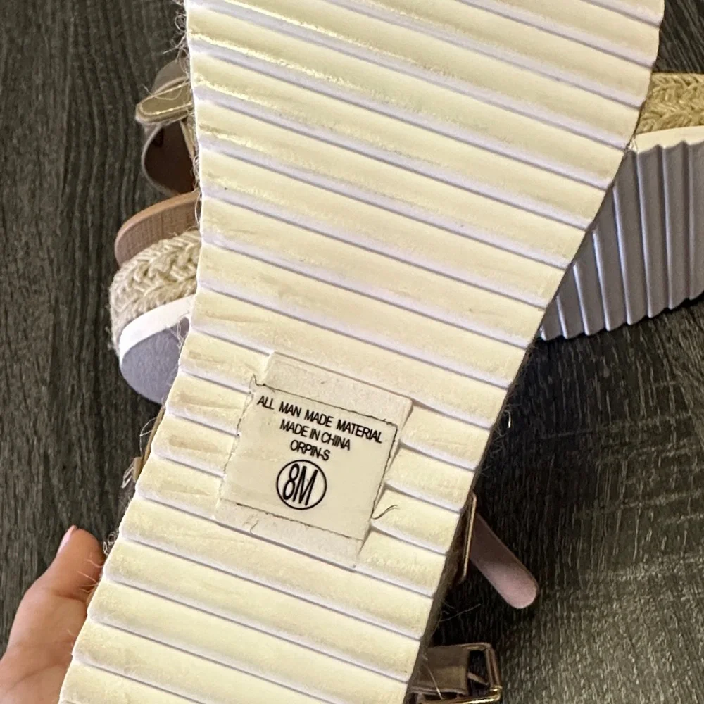 Soda Metallic Espadrille Sandals - Picture 6 of 6